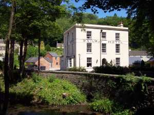 Nailsworth: The former Railway Hotel, June 2015.